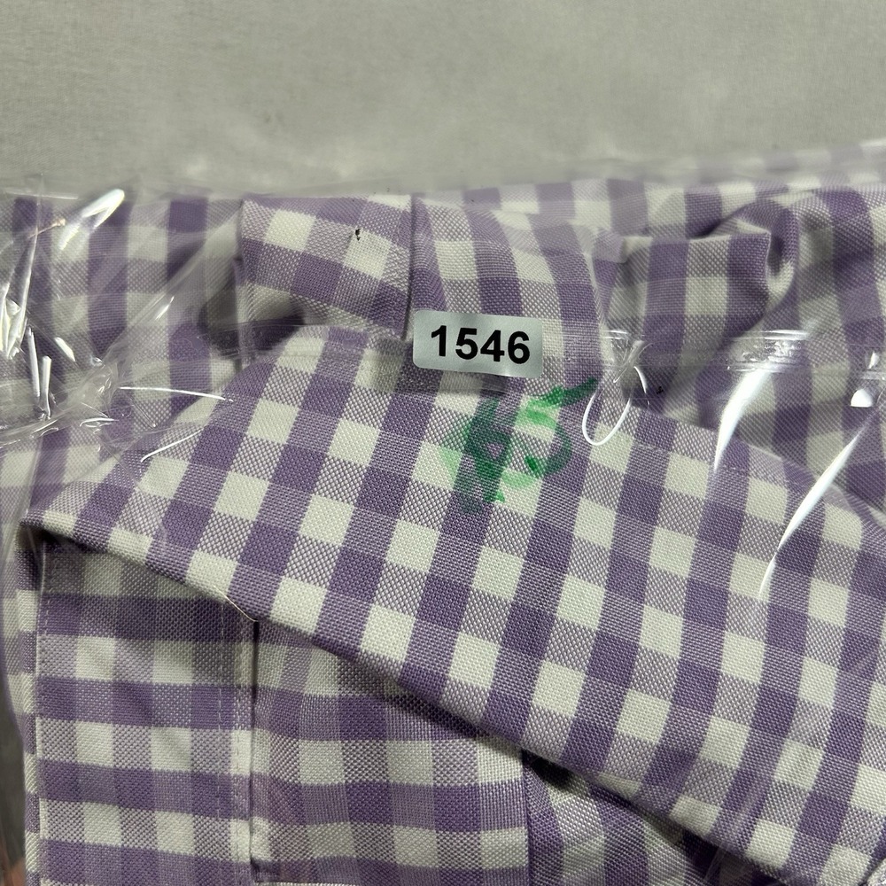 Mens Brooks Brothers 1818 Regent XL Purple Oxford Sheep Logo Dress Shirt - Picture 8 of 8